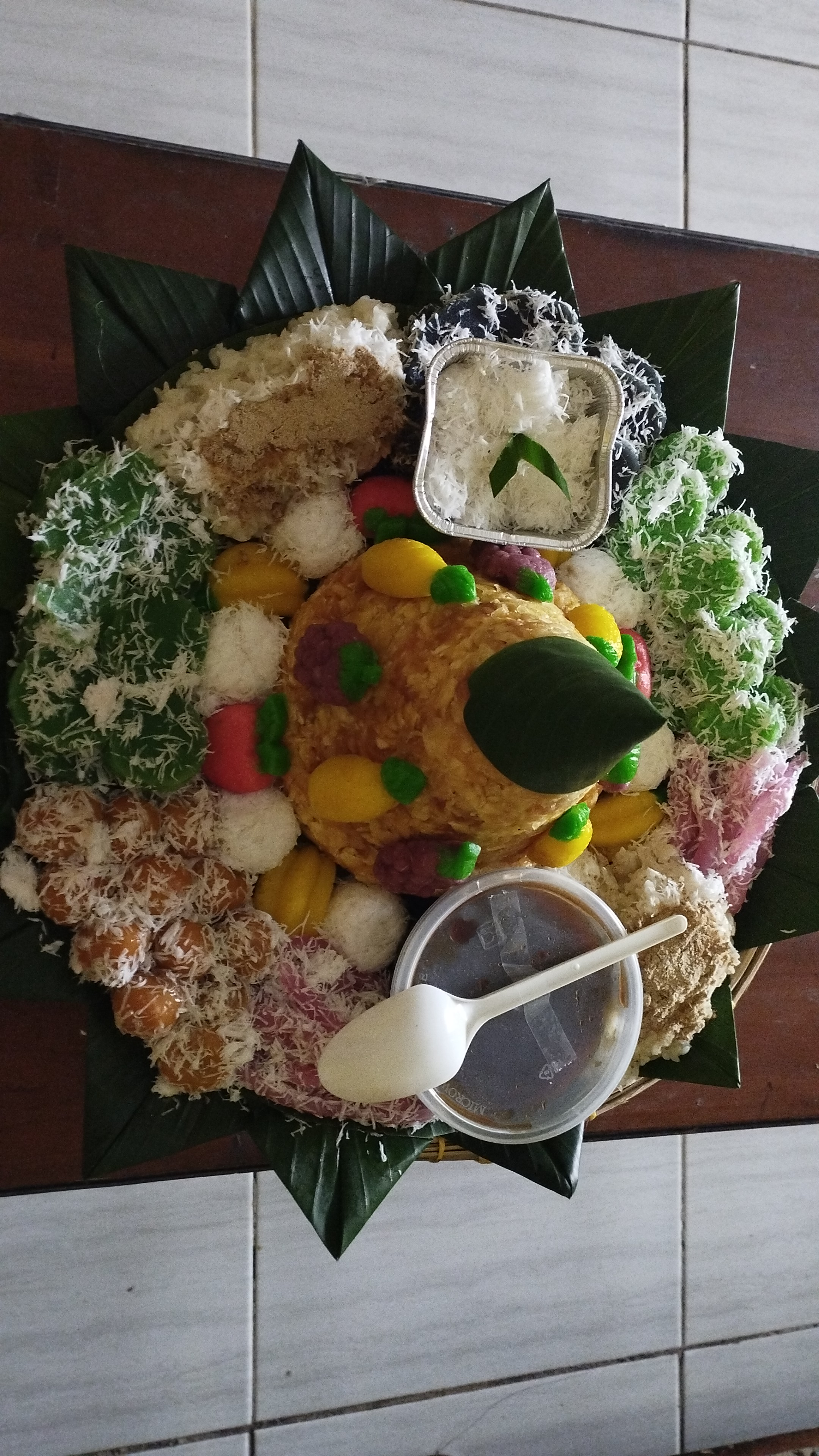 Tumpeng Jajan Pasar Utk Porsi Sinergi Smart Tumbas