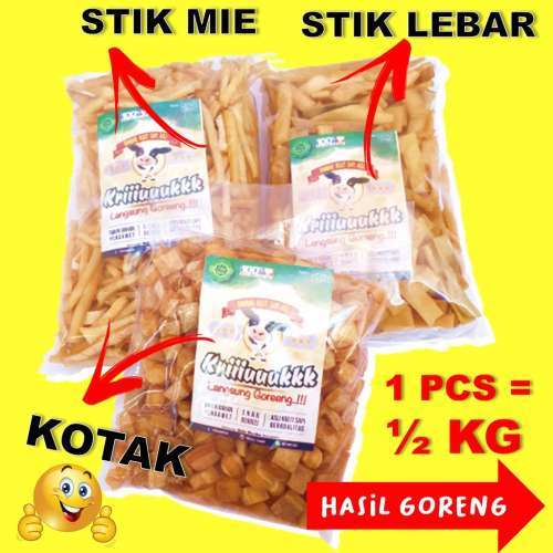 Produsen kerupuk kulit sapi kualitas premium krecek rambak