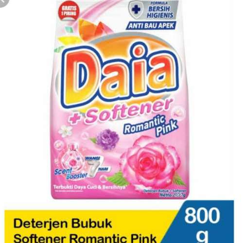 Sabun Cuci Detergent Daia 800 gr free Piring kaca bening