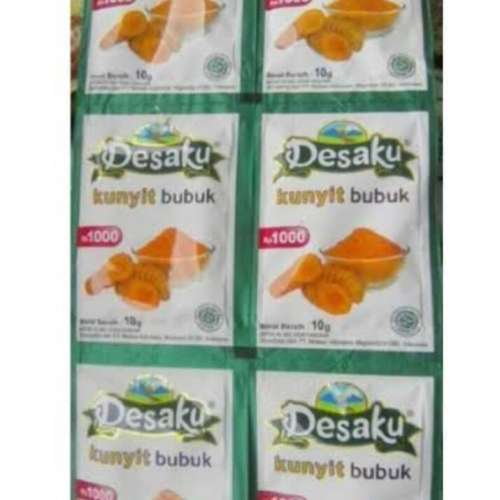 Desaku Kunyit Bubuk Renceng isi 12 sachet @ 7.5 gr