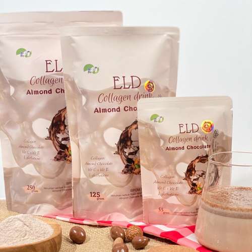 Eld collagen drink rasa coklat