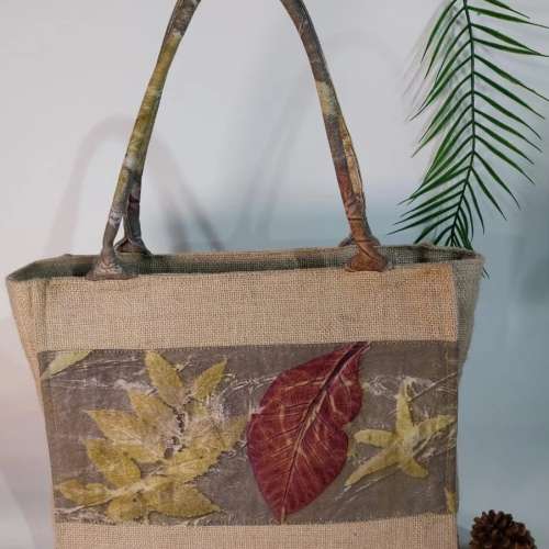Tas Ecoprint bahan Kanvas mix Goni