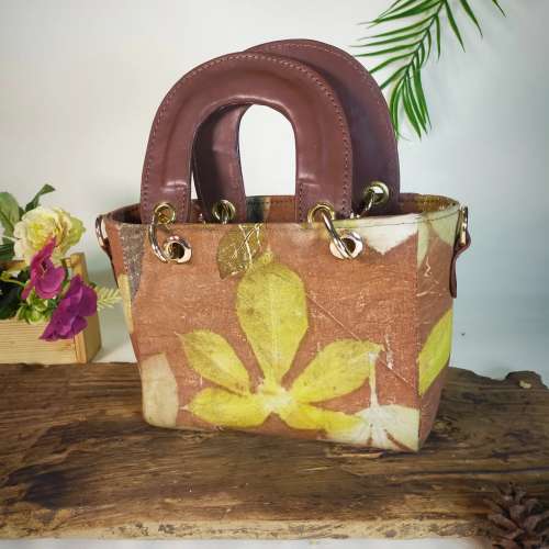 Tas Ecoprint bahan Kanvas