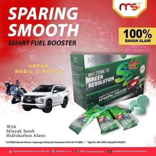 Penghemat BBM Motor & Mobil/Sparing Smooth 100%ORIGINAL