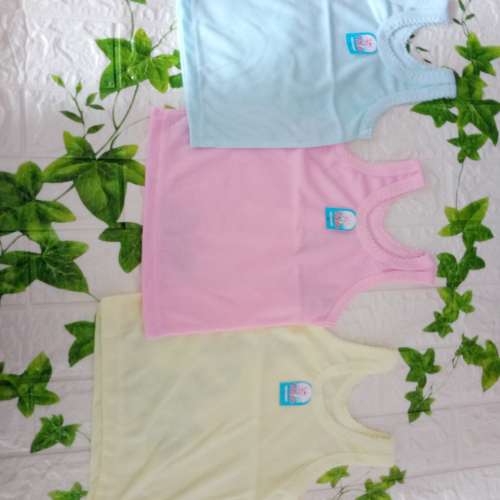 3 pcs KAOS DALAM ANAK WARNA POLOS