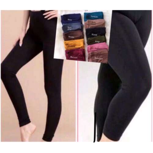 Celana LEGGING WANITA PANJANG HITAM POLOS