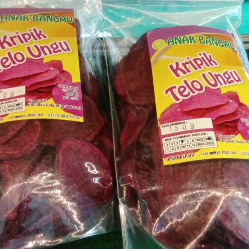 Kripik tela ungu