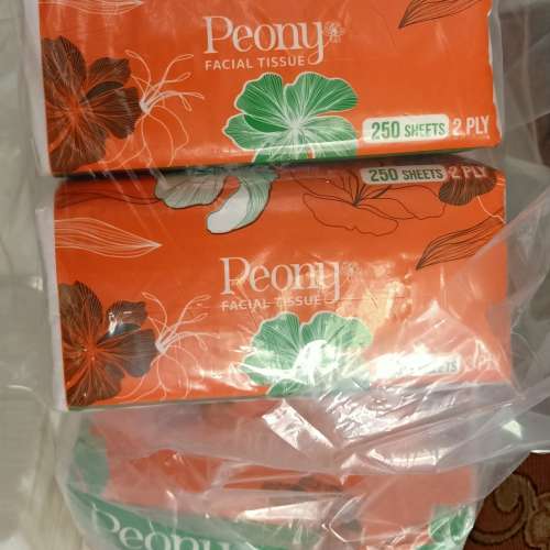 Tisu Peony 250 sheet dapat 2