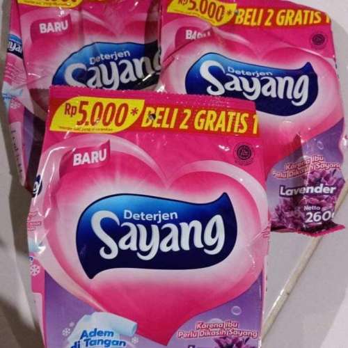 Deterjen sayang
