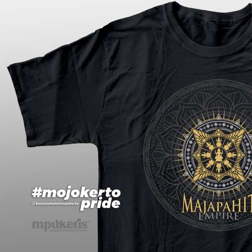 Kaos oleh-oleh khas mojokerto surya budha hitam
