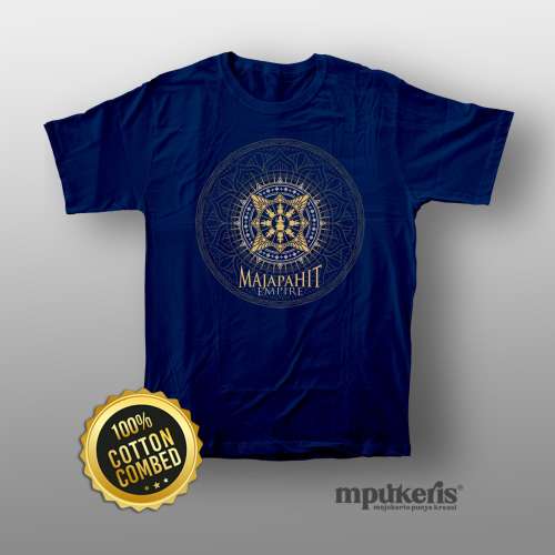 Kaos oleh-oleh khas mojokerto surya budha navy