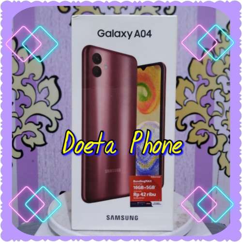 Samsung A04 3/32 GB Bergaransi Resmi