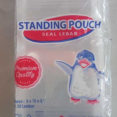 Standing pouch 9x15x0.1 blutop