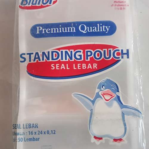 Standing pouch 16x24x0,12 blutop