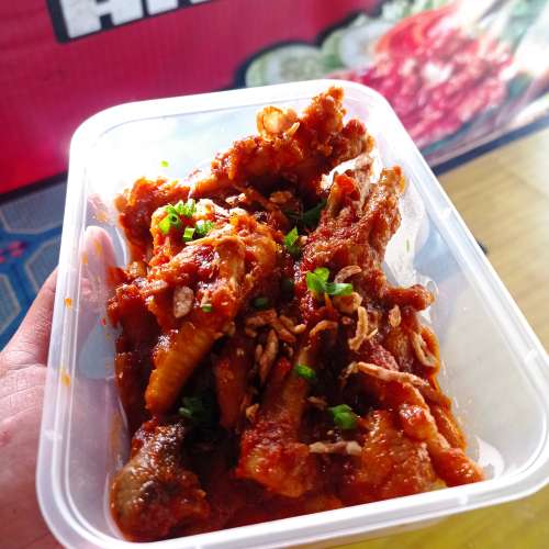 ceker pedas kedai aisyah