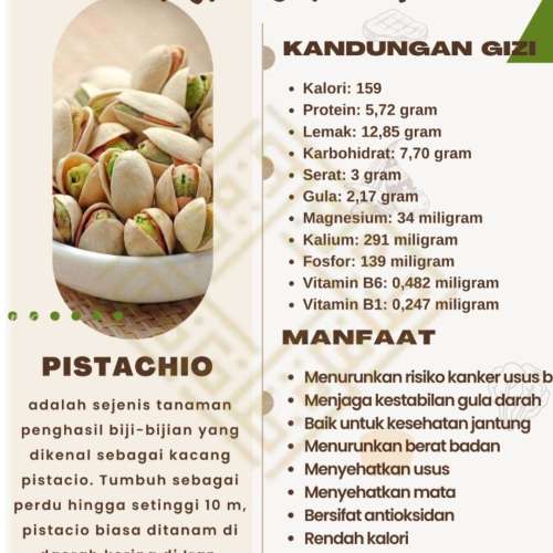 Kacang Pistachio 250gr