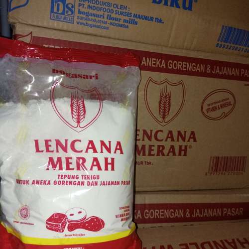 Tepung lencana merah kemasan premium "11.000"