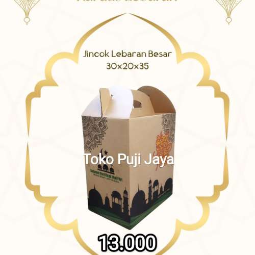Kardus lebaran cinjok lbrn besar 30x20x33 (sold out)