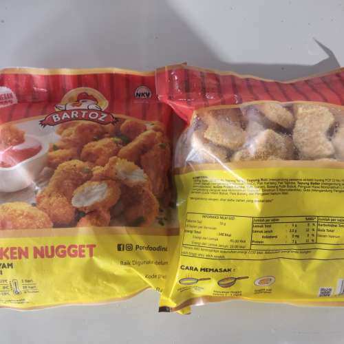 Naget ayam bartoz 500gr
