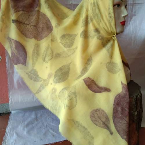 Jilbab ecoprint