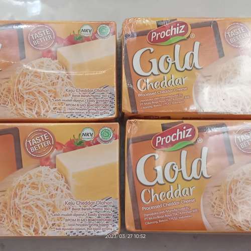 Keju prochiz GOLD cheddar 160gr