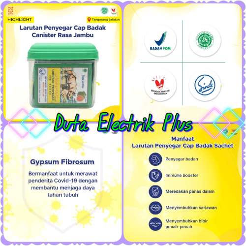 Larutan Penyegar CAP BADAK saset