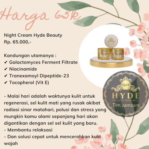 Night cream hyde