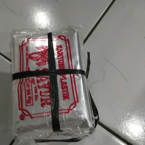 plastik sayur 1/2 isi 5bj
