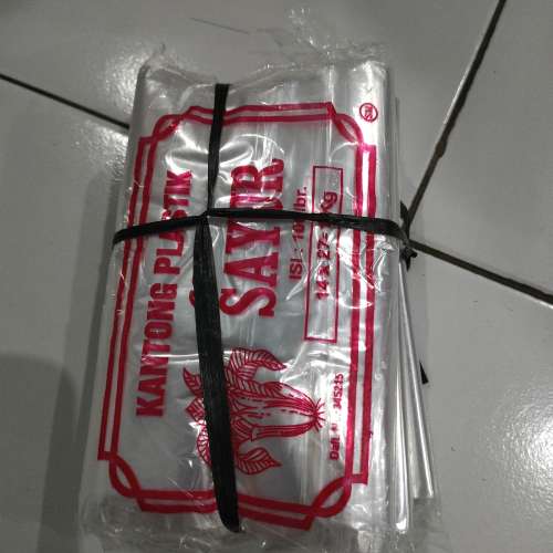 plastik sayur 1kg isi 5bj