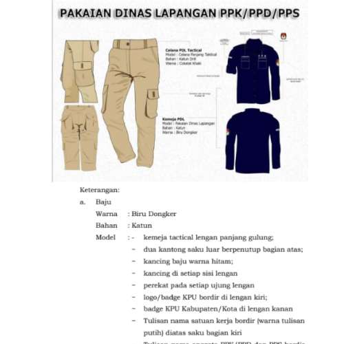PDL  pakain PPK  dan PPS  Pemilu Serentak 2024