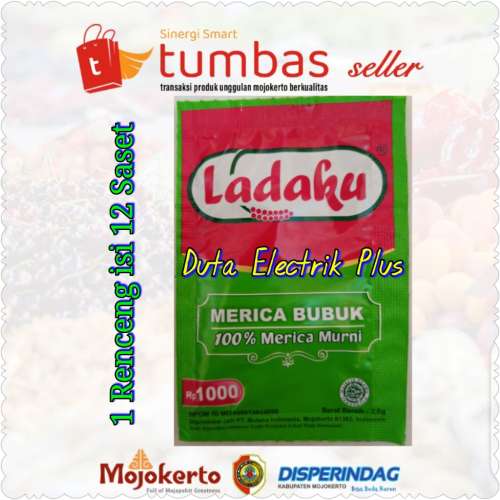 LADAKU Bubuk merica Renceng 12 saset