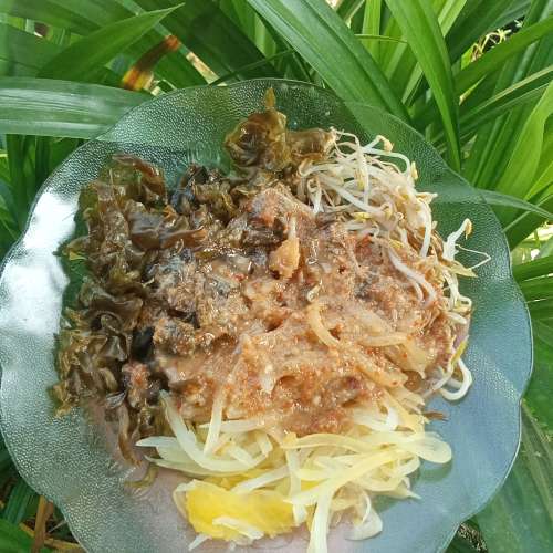 Pecel jamur & sayur