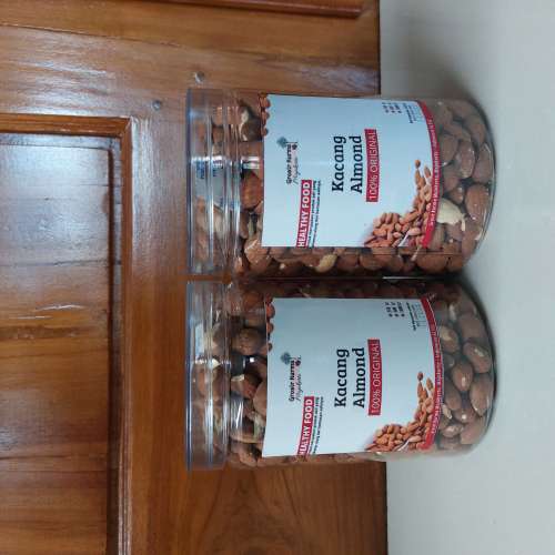 Kacang Almond Panggang 500gr Toples