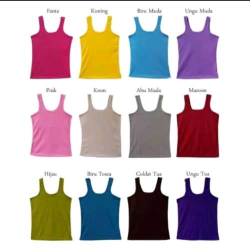 Singlet Wanita tali besar uk. Xl