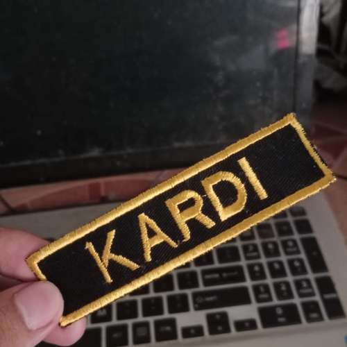 Bordir  nama dada  logo satuan