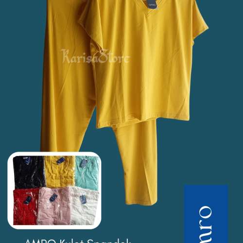 Kulot Spandex Amro sleepwear bahan kaos