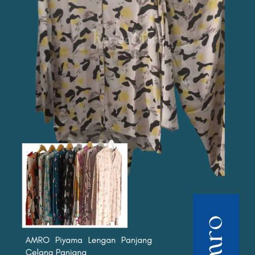 Piyama Amro sleepwear JJ LPKP