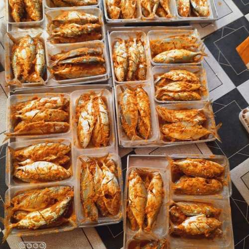 Ikan kembung marinasi