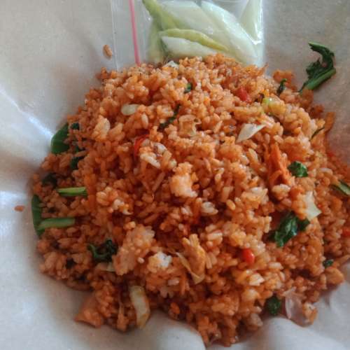 Nasi Goreng Merah+ Telor Mata Sapi