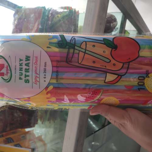 Funky straw / sedotan tekuk