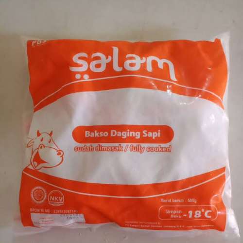 Pentol sapi salam