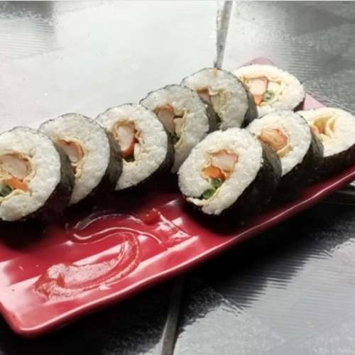 Norimaki sushi sosis