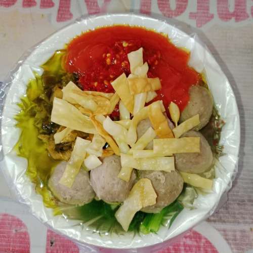 Mie ayam bakso