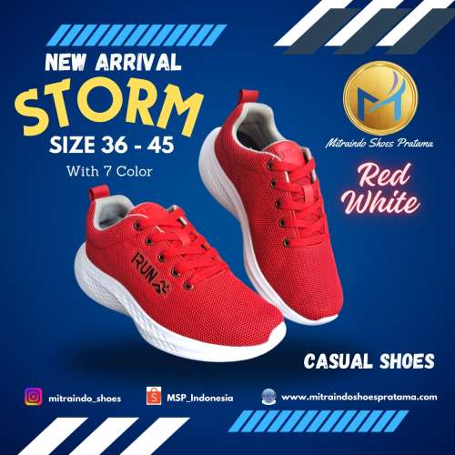 Sepatu IRUN (Red - White)