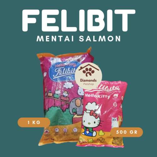 Pakan kucing felibit mentai salmon