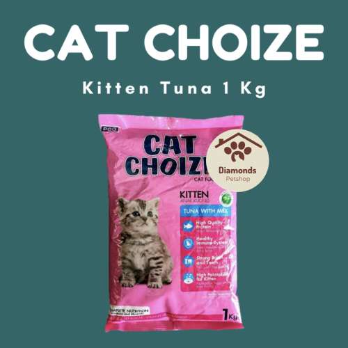 Pakan kucing cat choize kitten tuna