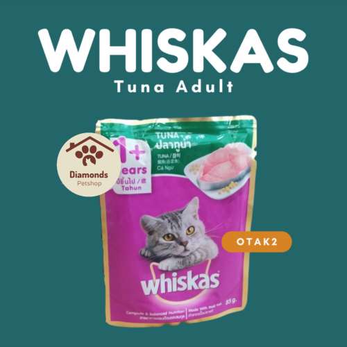 Whiskas sachet adult tuna (1+years)