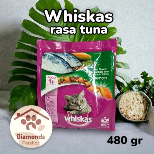 Whiskas rasa tuna adult 1+ tahun