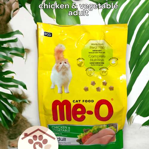 ME-O chicken and Vegetable adult kucing dewasa