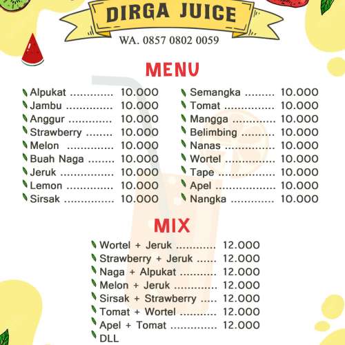 Macem" jus buah